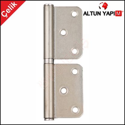 ALTUNYAPI 12cm ÇELİK PANEL SATEN MENTEŞE (2mm) Resmi