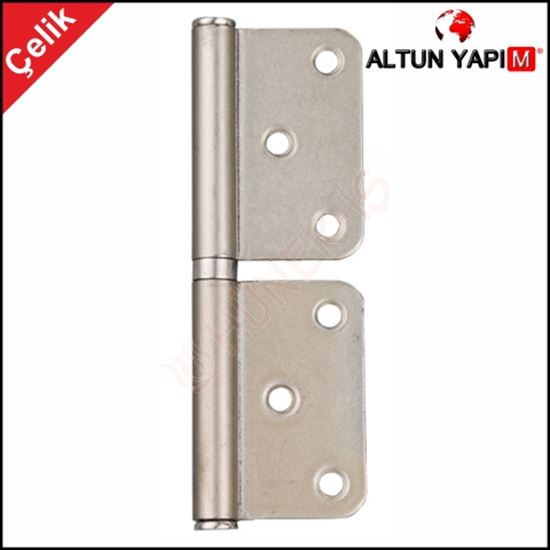 ALTUNYAPI 12cm ÇELİK PANEL SATEN MENTEŞE (2mm) resimleri