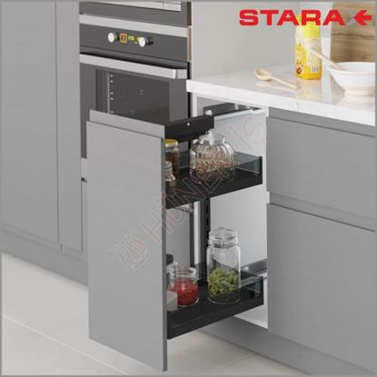 STARAX TANDEM RAYLI FRENLİ PREMİUM SERİSİ ÜNİTE ŞİŞELİK Resmi