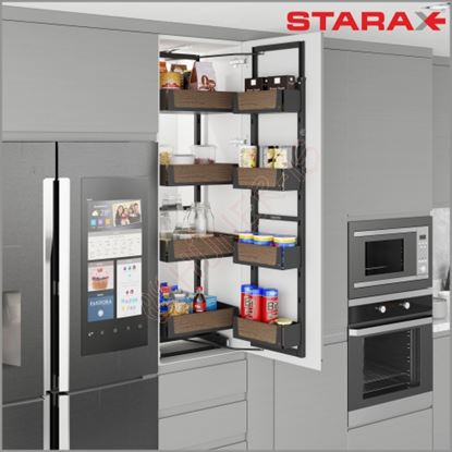 STARAX İKİZ KİLER SEPETİ (UNIQUE.WOOD) Resmi