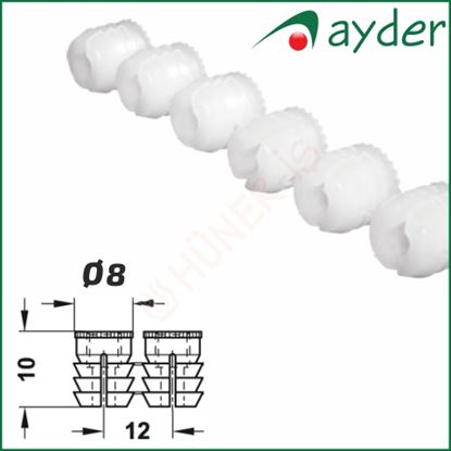 MİNİFİX PLS DUBELİ M6*8mm (36ADET FİYATIDIR) Resmi