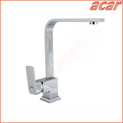 ACR ANGLED KUĞU LAVABO BATARYASI KROM (10.01.201) Resmi