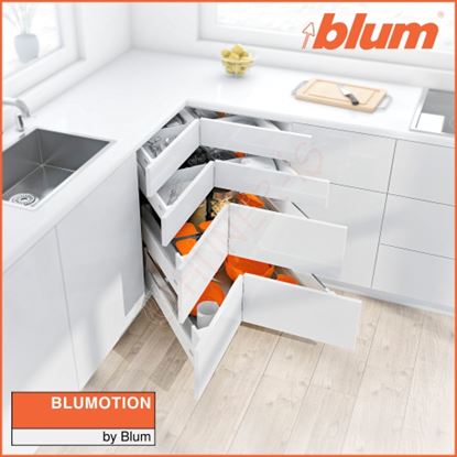 BLUM KÖŞE ÇEKMECE GRİ (SPACE.CORNER) Resmi