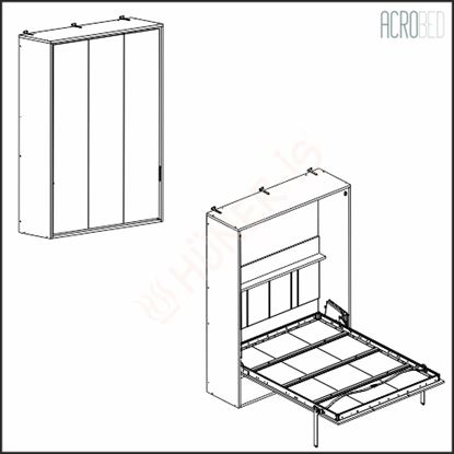 ACRO DİKEY TİP ÇİFT KİŞİLİK XXL (AYAK) (160x200) Resmi