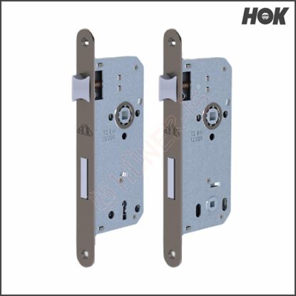 HOK 40x23 SESSİZ KAPI KİLİDİ (KROM) Resmi