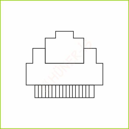 9000 CAT-6 DATA KONNEKTÖRÜ (1 MODÜL) Resmi