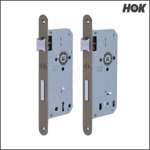 HOK 40x23 SESSİZ KAPI KİLİDİ (KROM) resmi